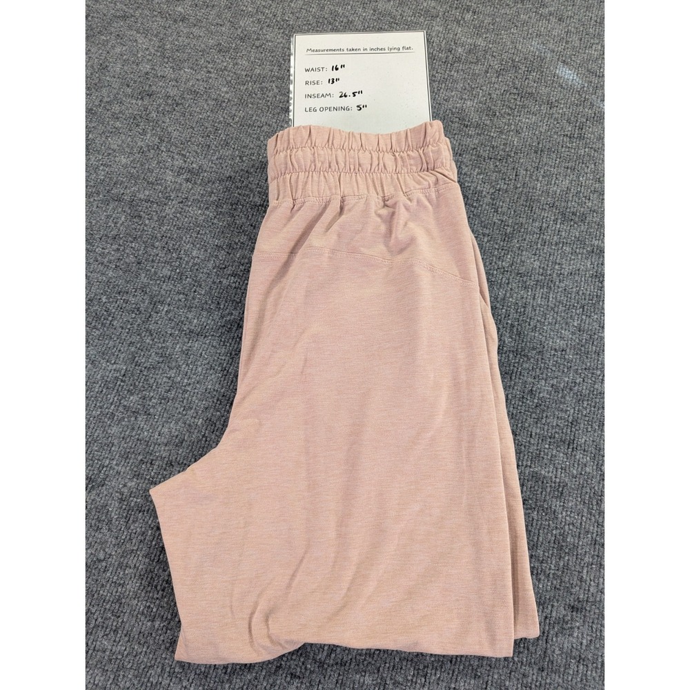 Single Stitch Everyday Lightweight Jogger Women's Sz Large Heather Pink Pockets - Picture 9 of 9